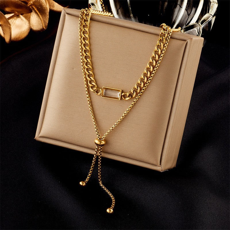 Clavicle Chain Simple Temperament Entry Lux Pendants