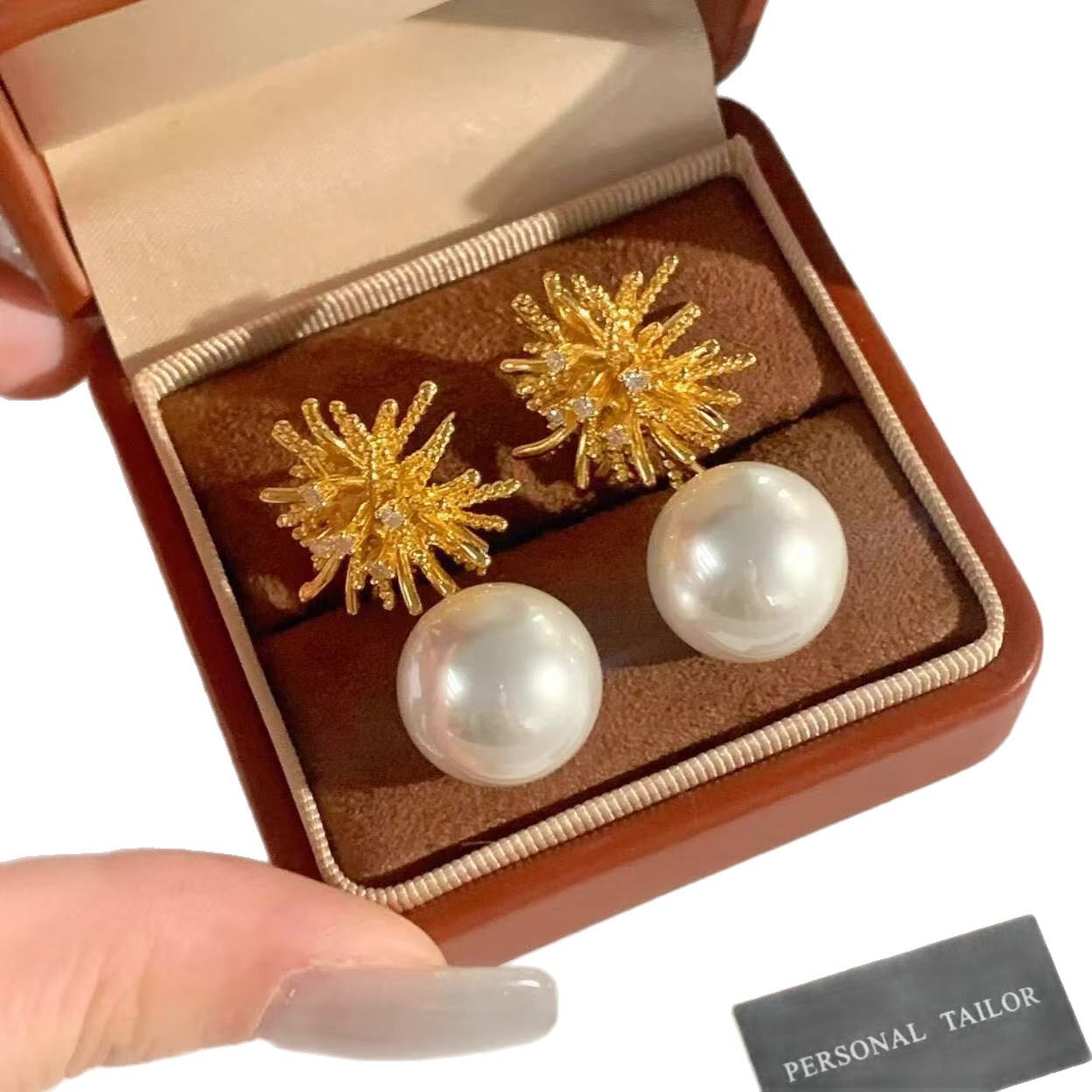 Women's Pearl For Retro Temperament Personality Affordable Luxury Exquisite Earrings