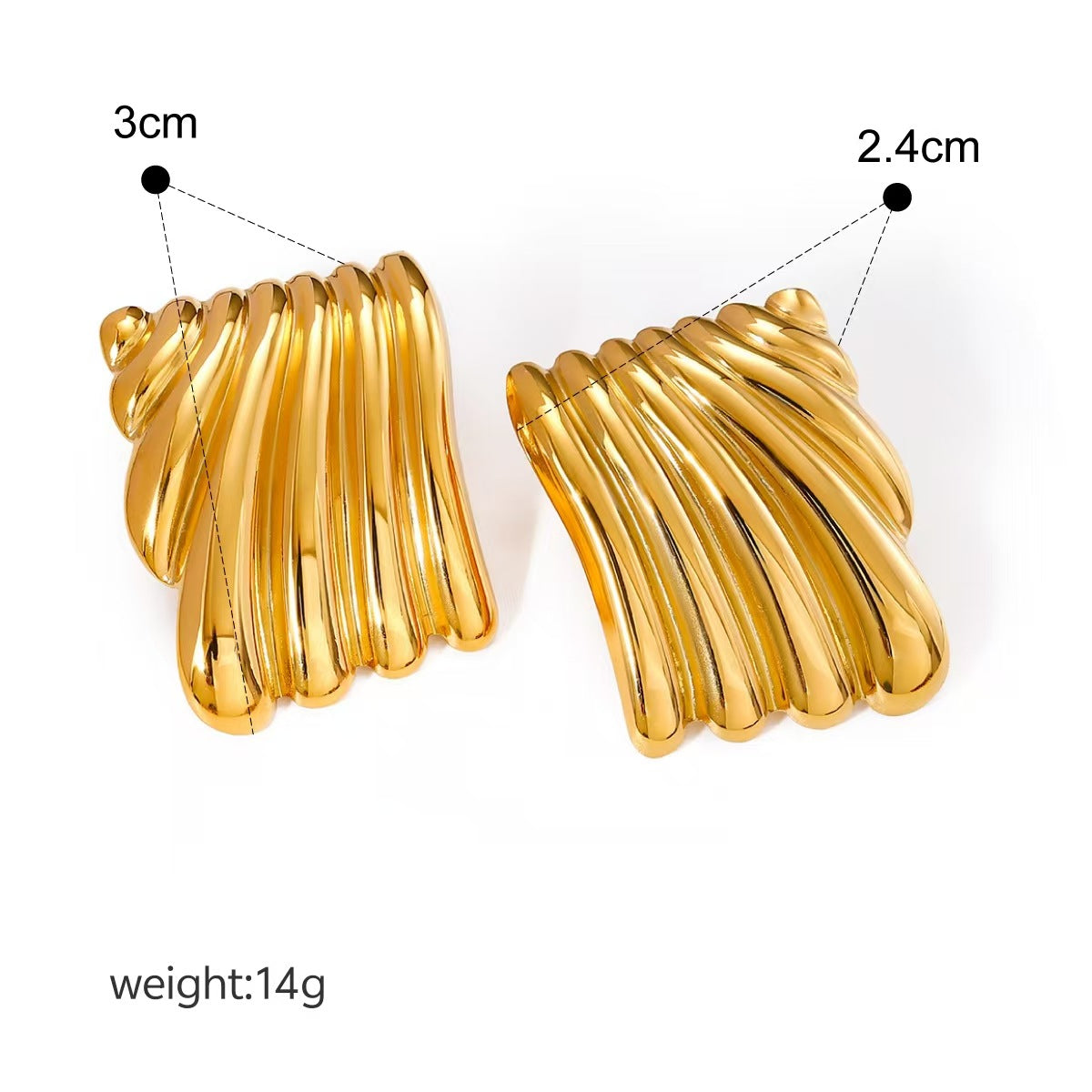 Women's High-grade Sense Special Interest Titanium Does Not Earrings