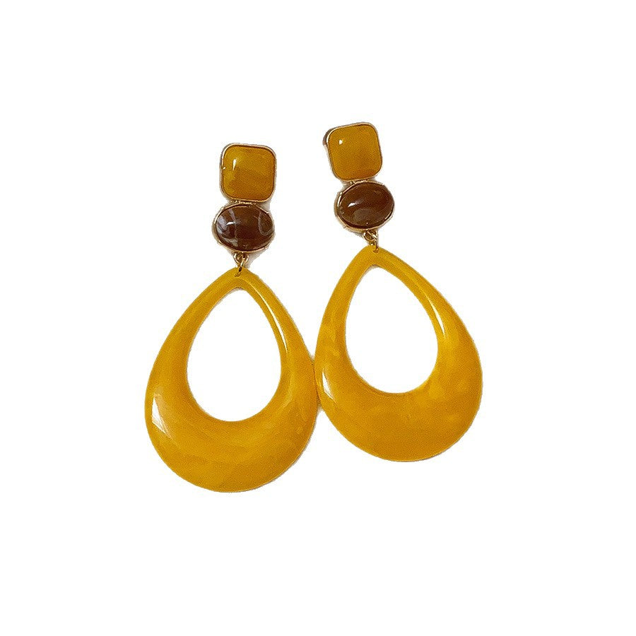 Note Sier Needle Acrylic Stars Summer Earrings
