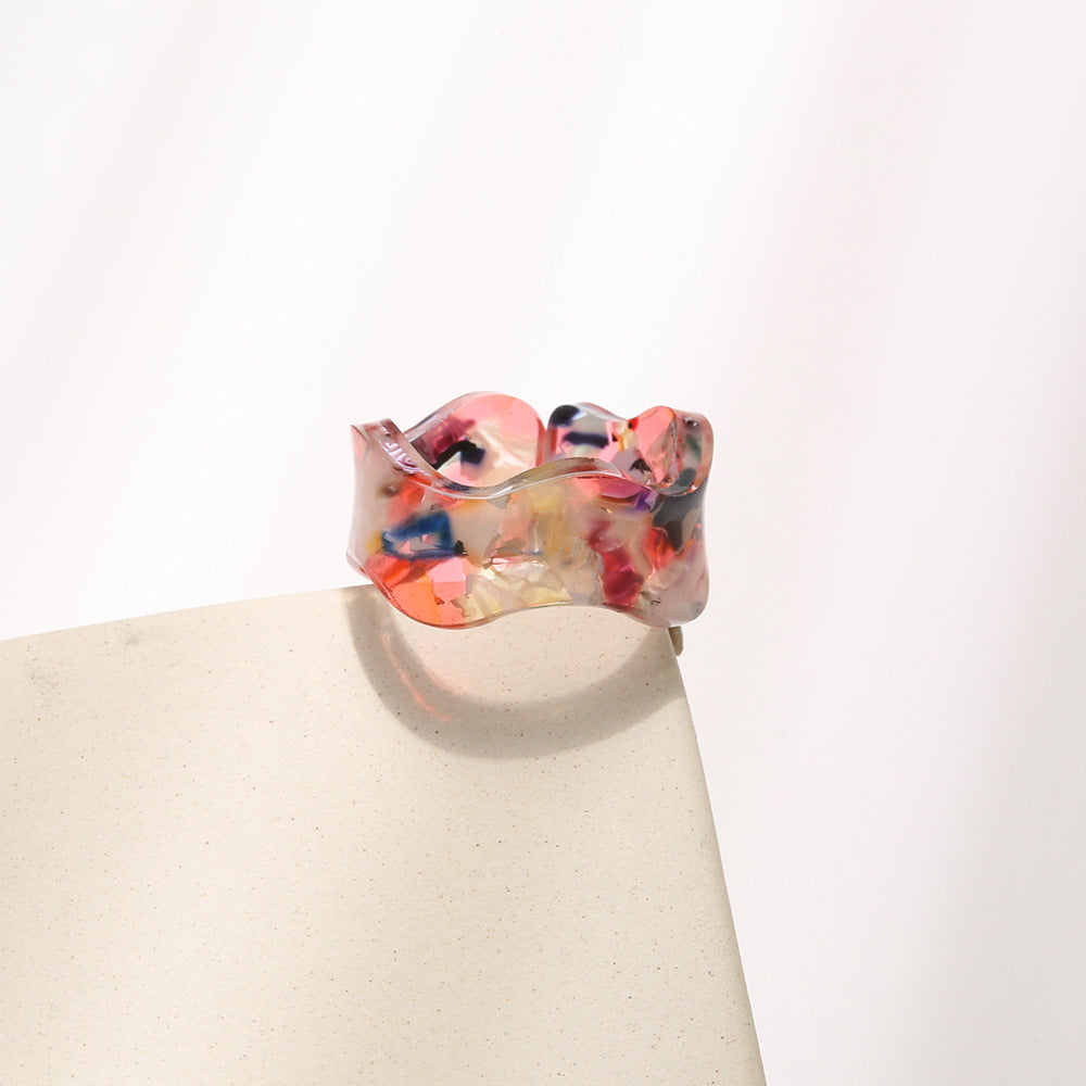 Women's Open Fashion Design Romantic Trendy Couple Rings