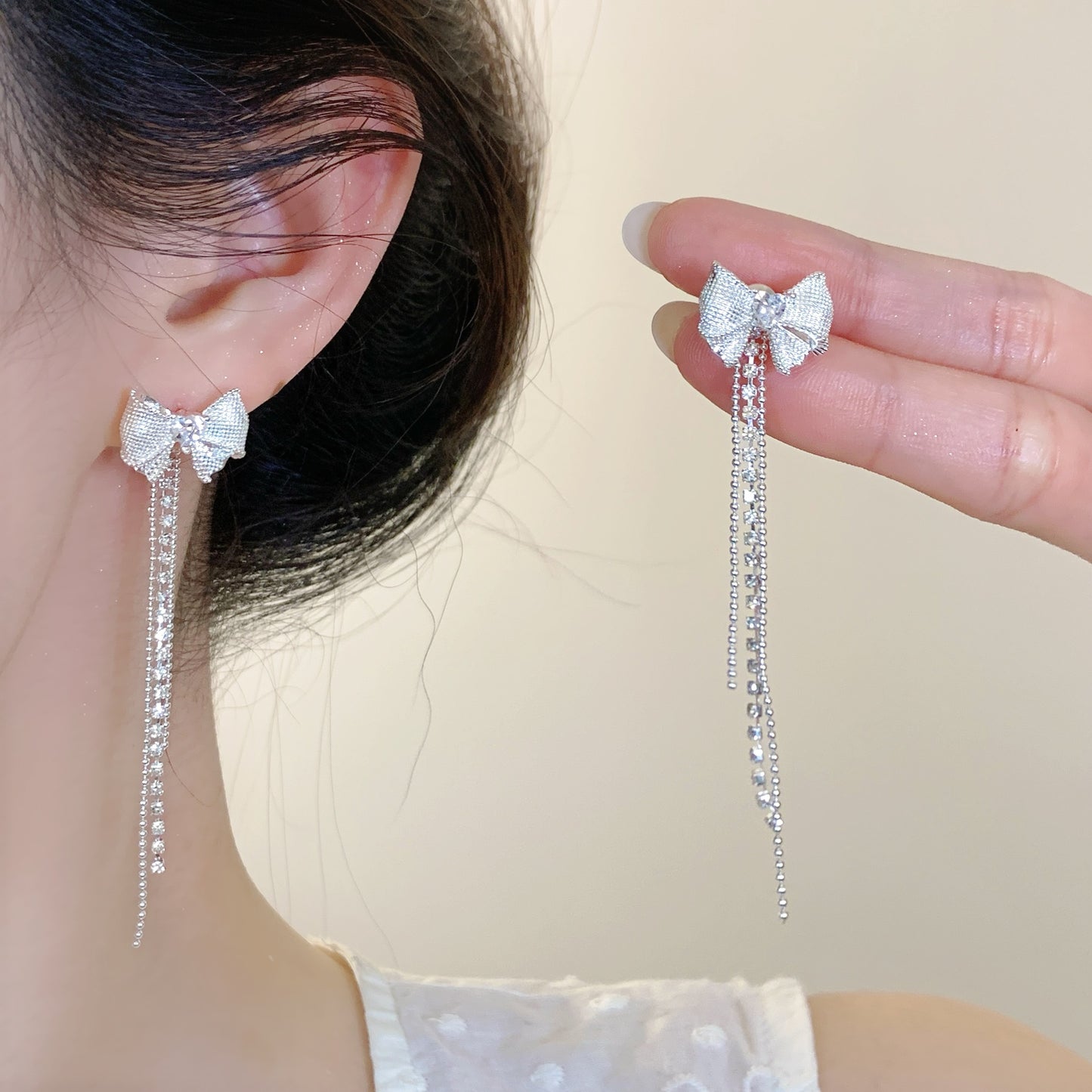 Women's Tassel Light Luxury High-grade Temperament Unique Beautiful Earrings