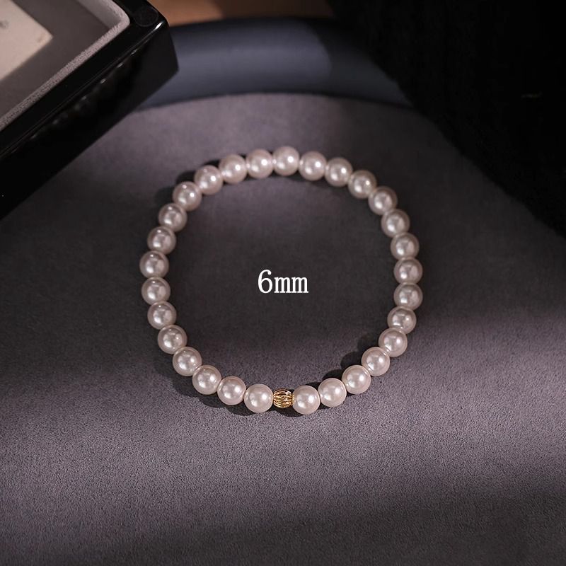 Design Golden Balls Glass Pearl Fashion Bracelets