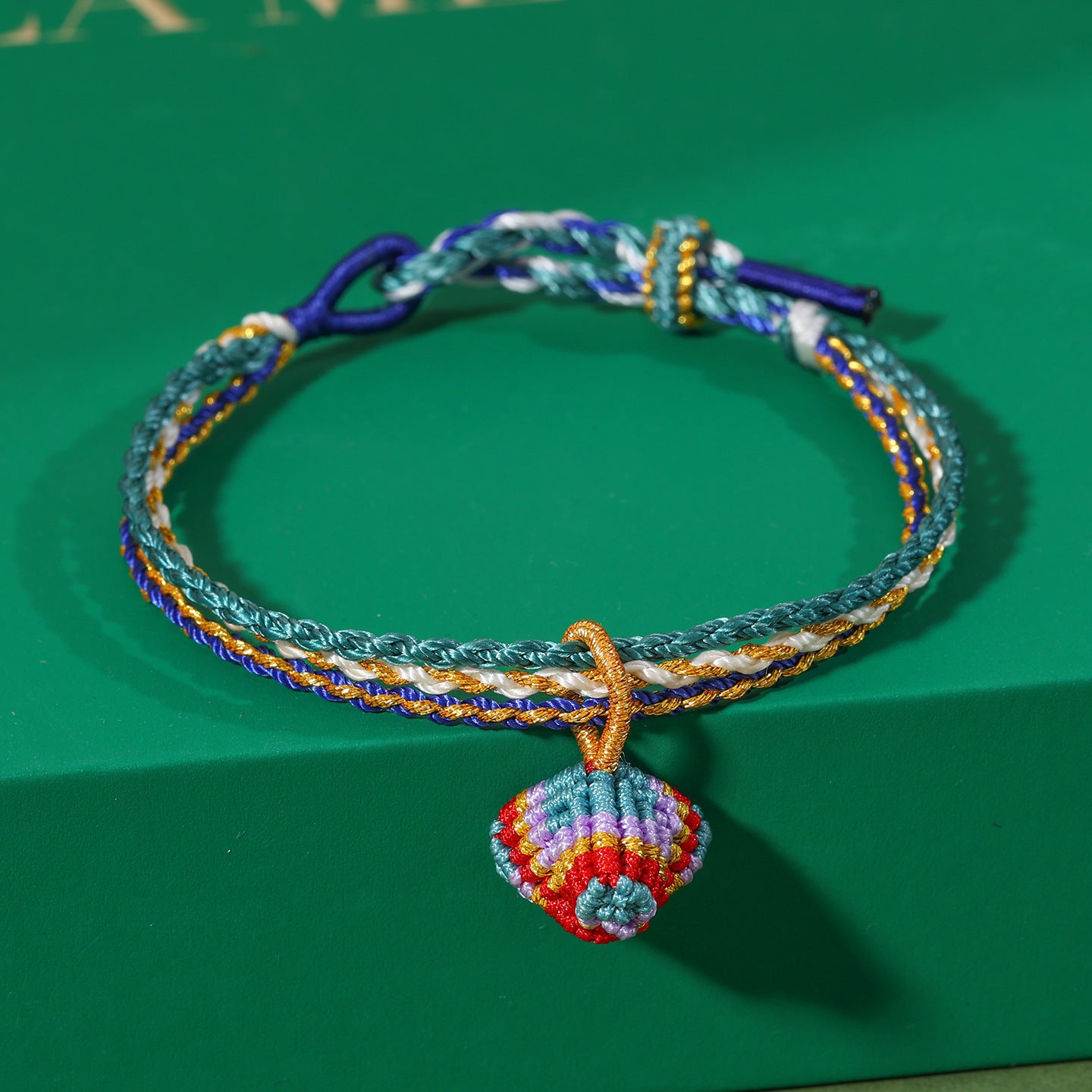 Festival Colorful Rope Ethnic Style Hand-woven Adult Small Sachet Carrying Bracelet