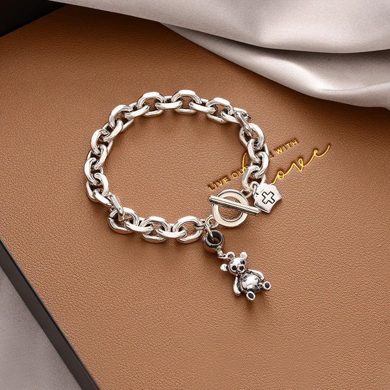 Vintage Pearl Female Style Design Simple Cold Bracelet