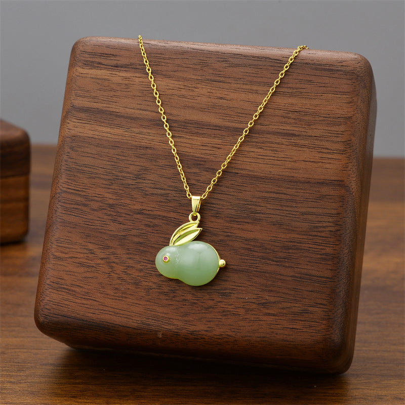 Titanium Steel Female Niche Simple Temperament Clavicle Pendants