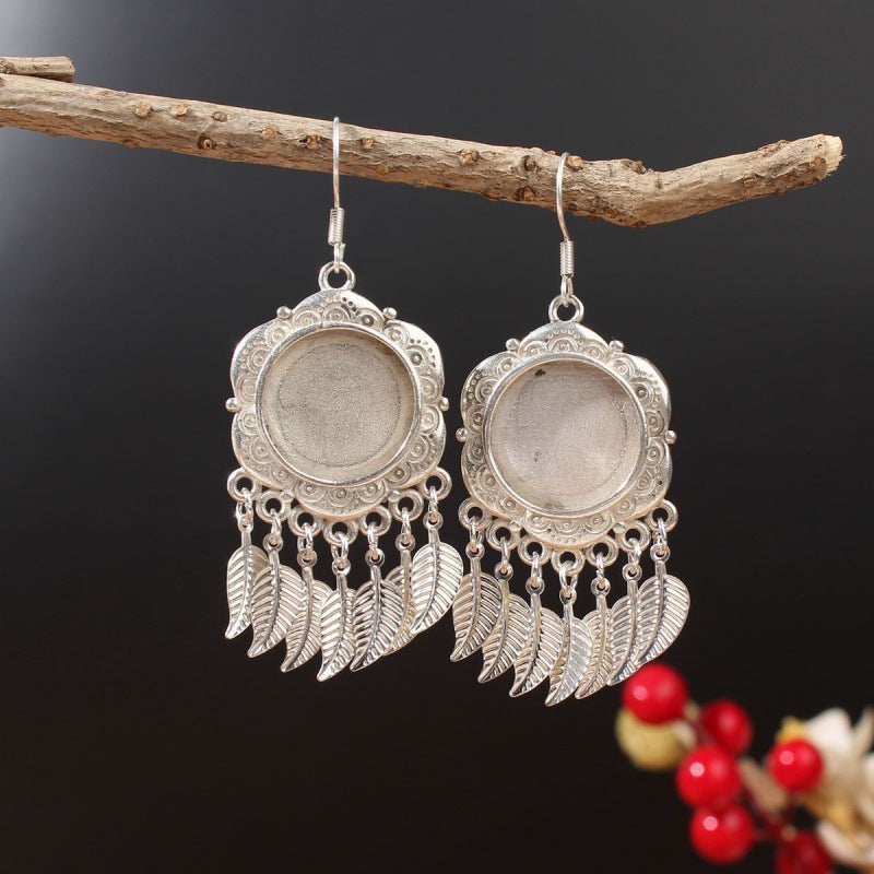 Ethnic Minority Style Handmade Miao Sier Earrings