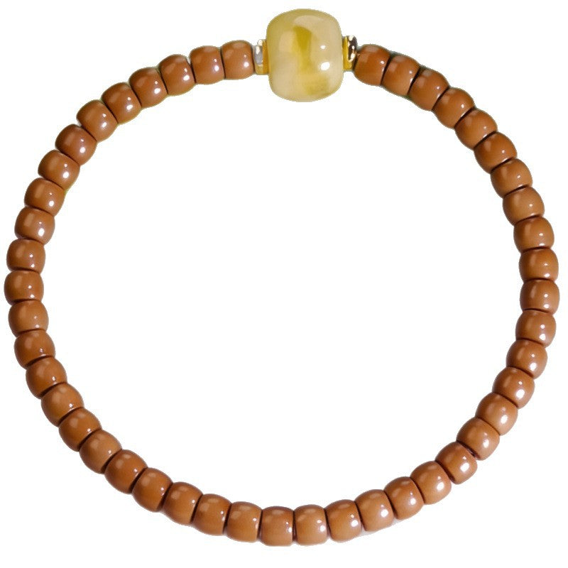 Women's & Men's Nuclear Tip Wall Straight Cut Pills Barrel Bead Bracelets