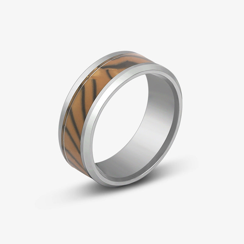 Shell Mixed Stainless Steel Fresh Sweet Ring