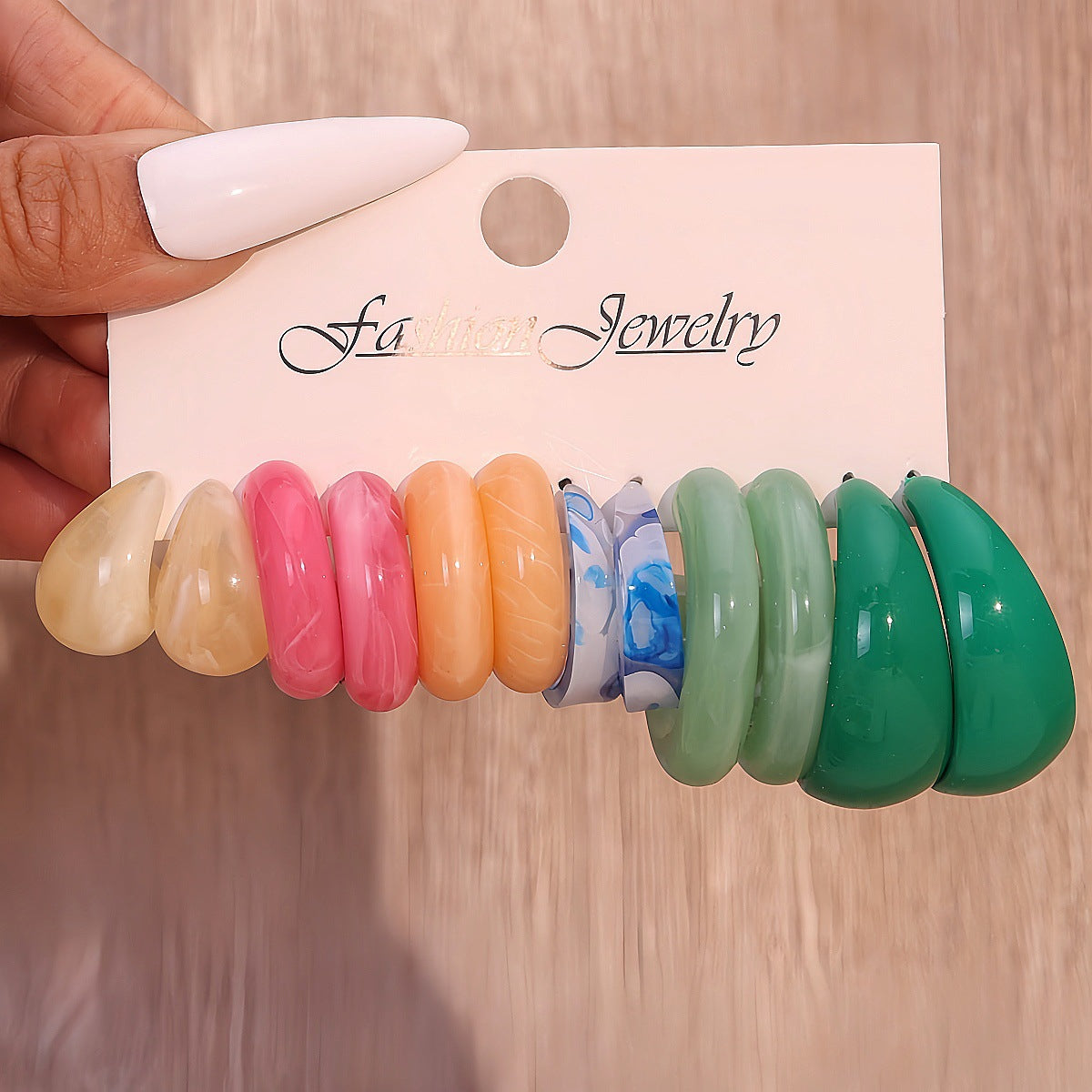 Colorful Dopamine Cute Style Stylish Graceful Simple Niche Trendy Earrings