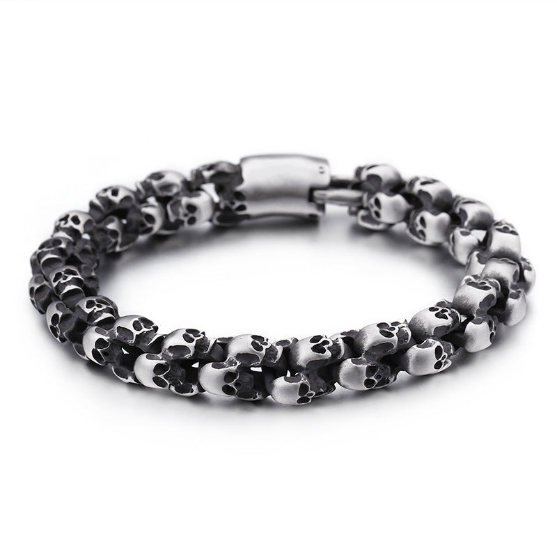 Men's Steel Skull Trendy Unique Stainless Ghost Bracelets