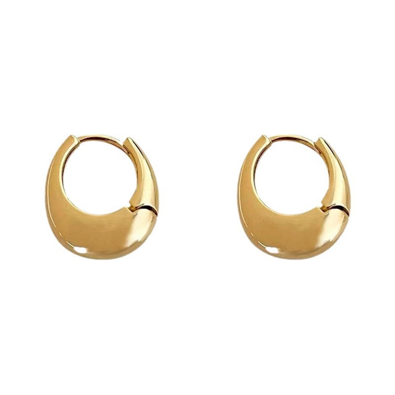 Metal Scenery Surface Fashion Temperament Commute Earrings