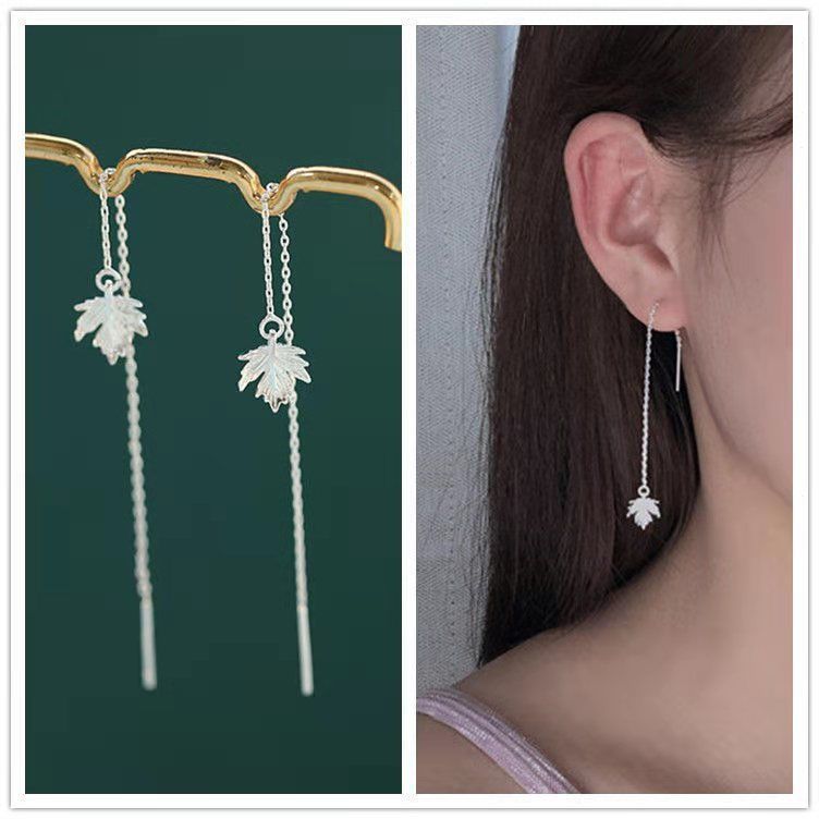 Women's Sterling Sier Egg Yolk Flower Trendy Summer Ear Line