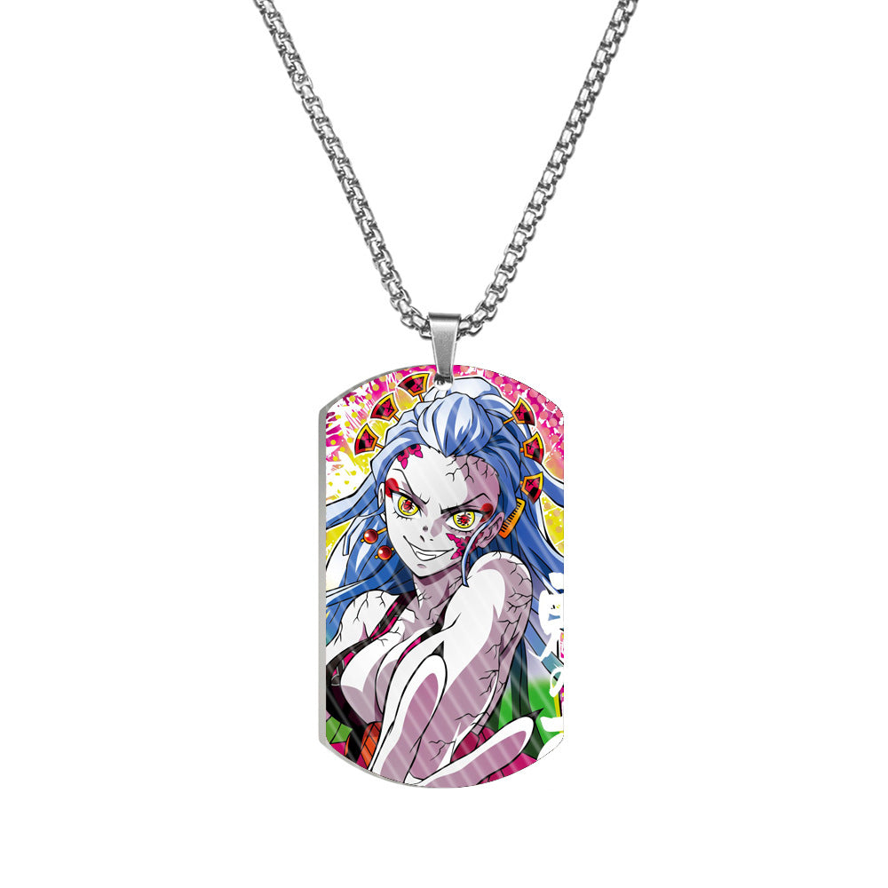 No Stainless Steel Color Printing Army Pendants