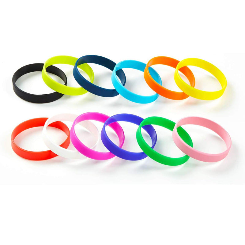 Wristband Lettering Silicone Sports Solid Color Printing Bracelet