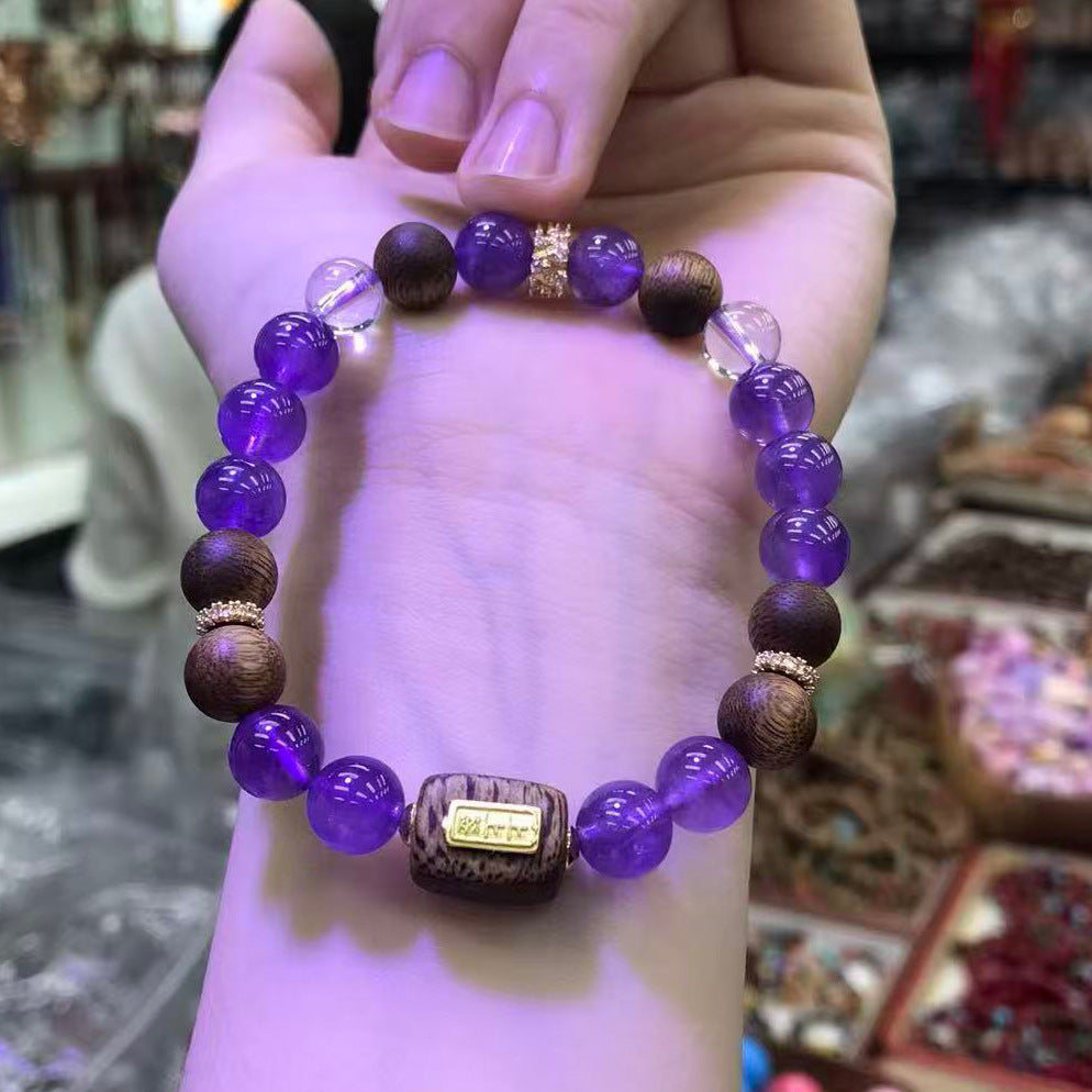 Crystal With Green Nan Eaglewood Crafts Upper Bracelets