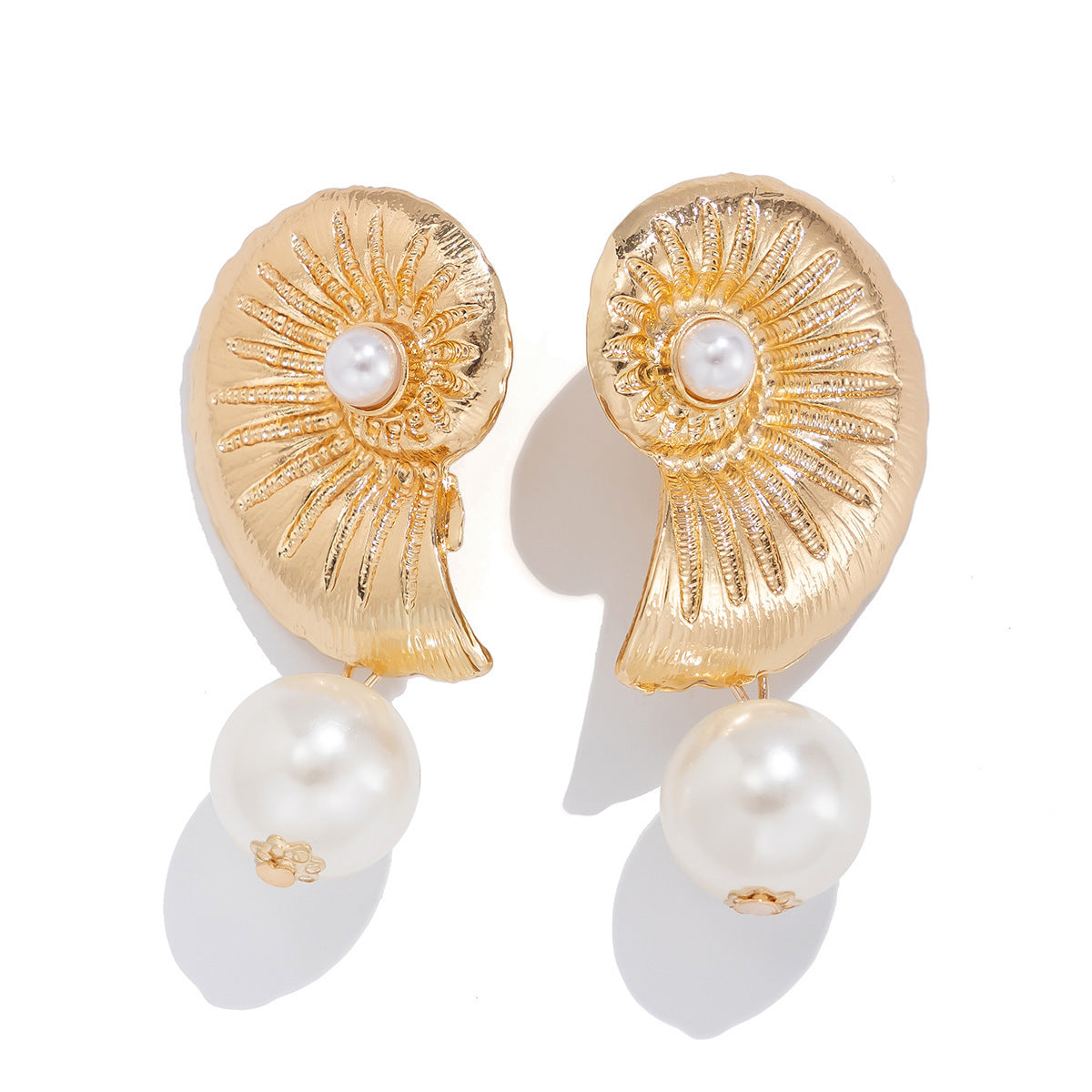 Trendy Ocean Style Conch Female Beach Vacation Earrings