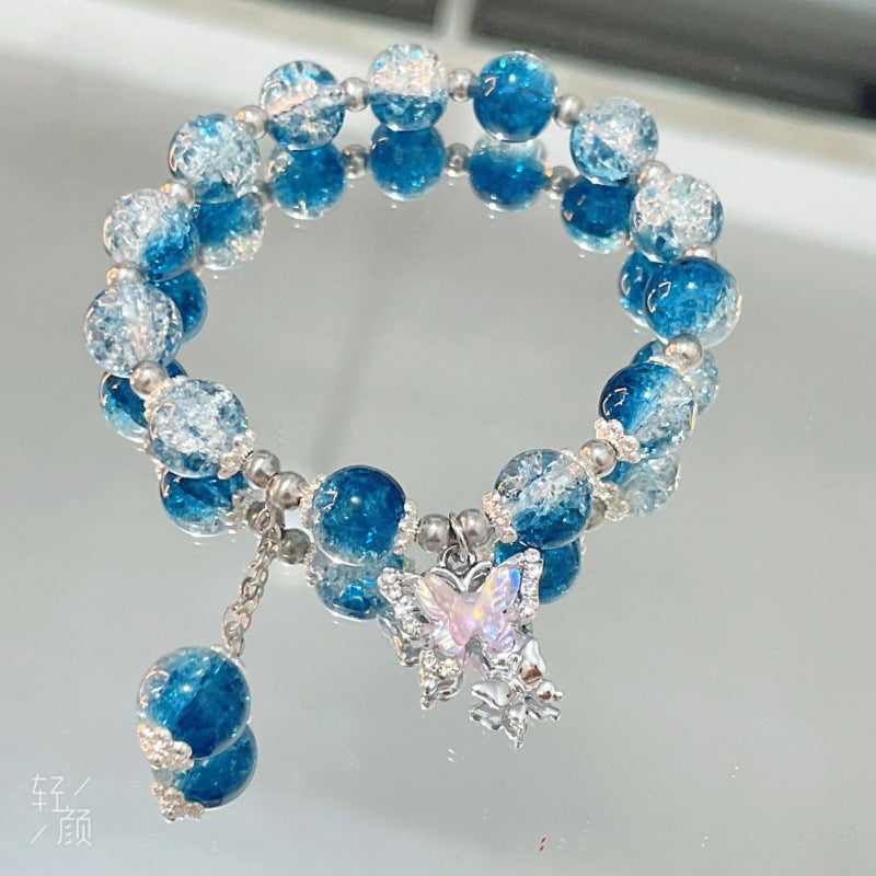 Cherry Blossom Glaze Female Design High Sense Bracelet