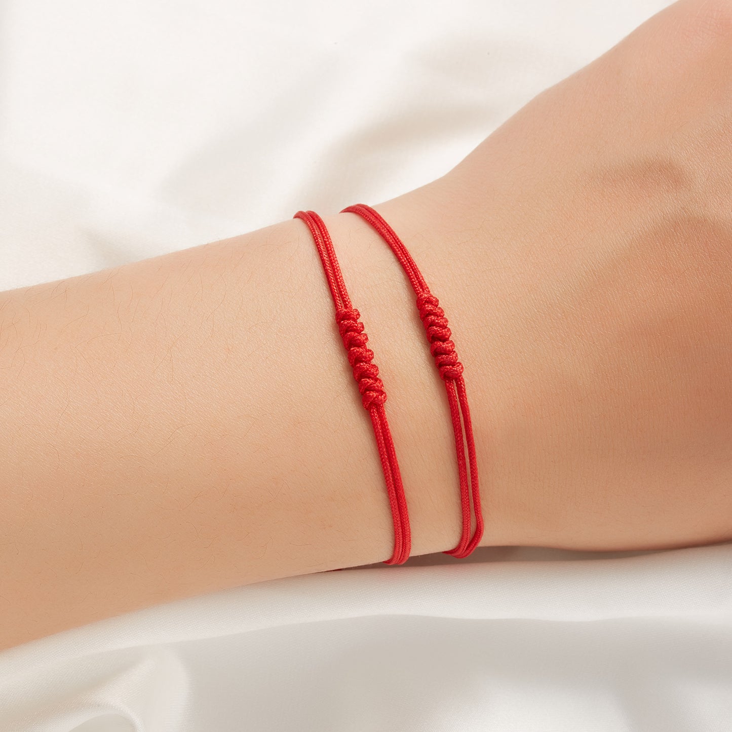 And Red Knot Rope Lucky Friendship Bracelets