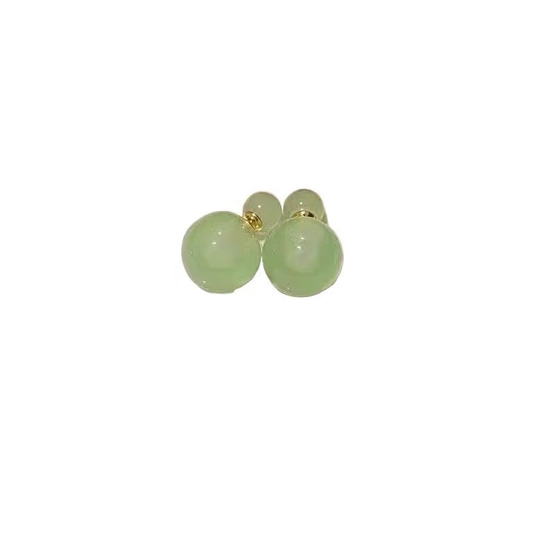 Cherry Lime Bubble Jelly Pearl Female Suitable Earrings