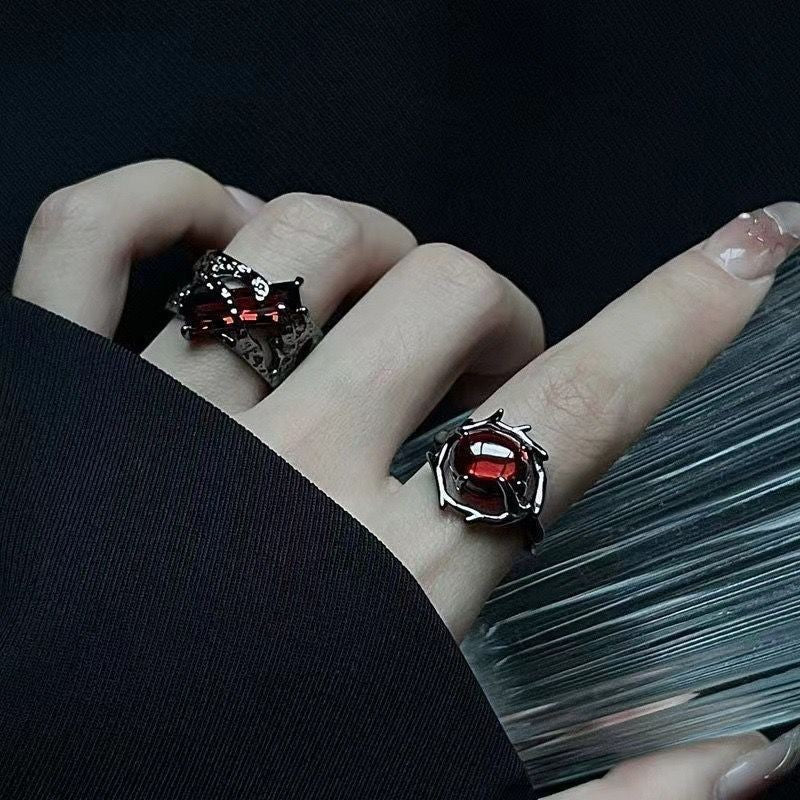 Female Niche Design Combination Sweet Cool Simple Ring