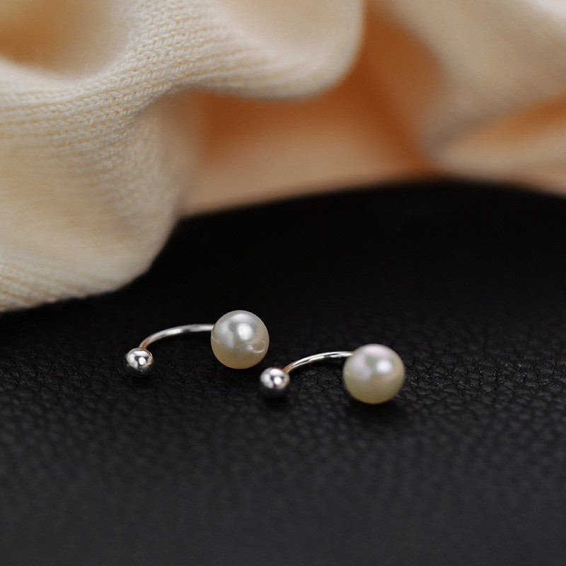 Pearl Screw Female Sweet Fashion Design Rings
