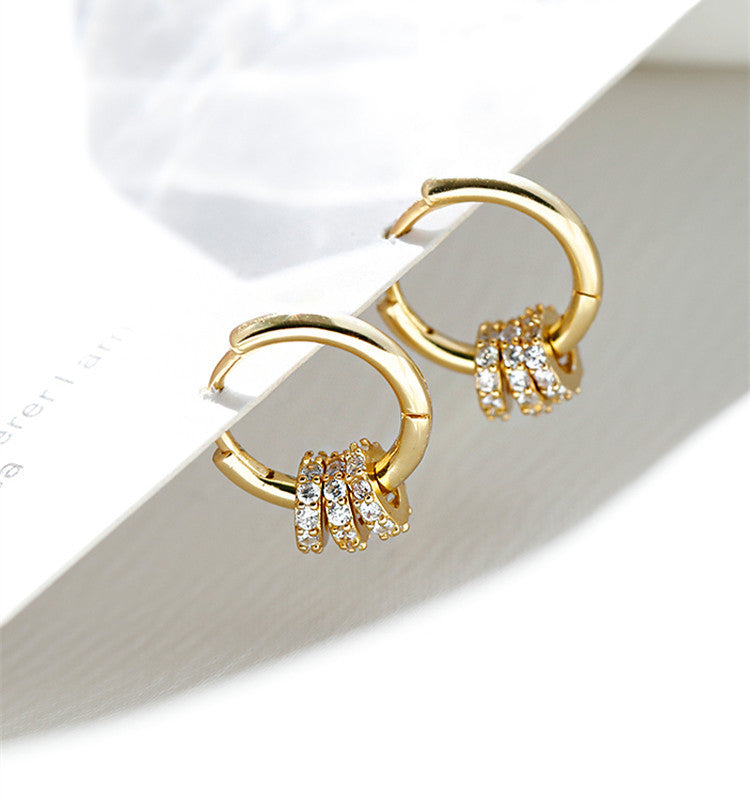 Women's Clip Small Circle Fashionable High-grade Simple Cold Style Ear Buckle