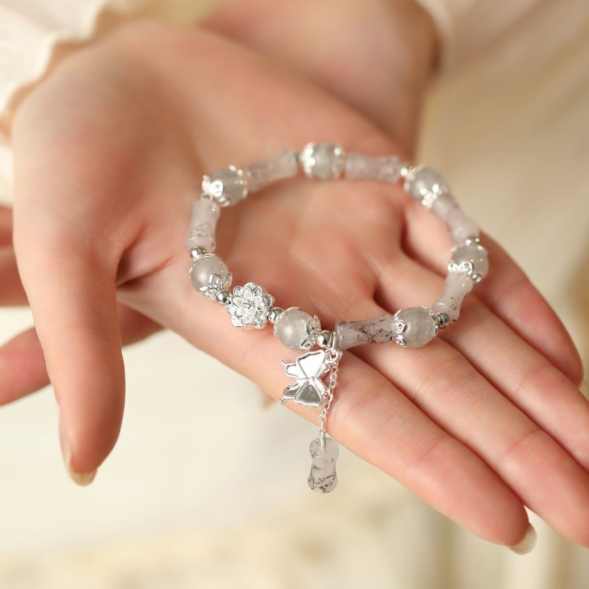 Drainage National Style Chinese Design Retro High Sense Bracelets