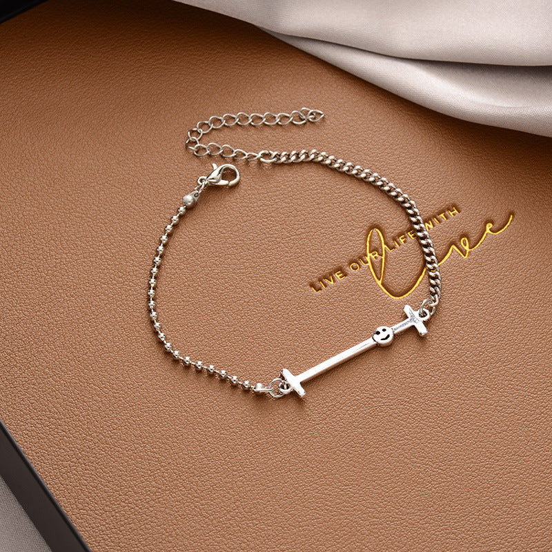 Vintage Pearl Female Style Design Simple Cold Bracelet