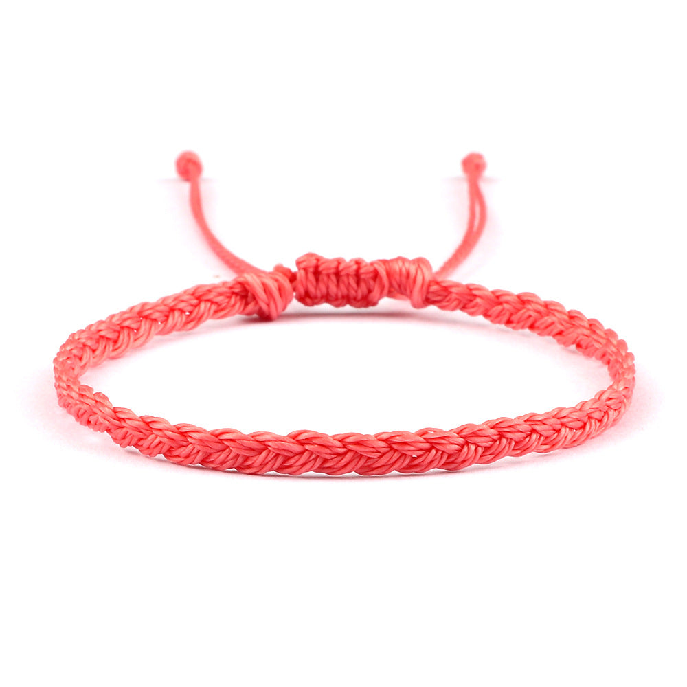Creative Twist Weave Taiwanese Wax Handmade Hand Unisex Twin Bracelet