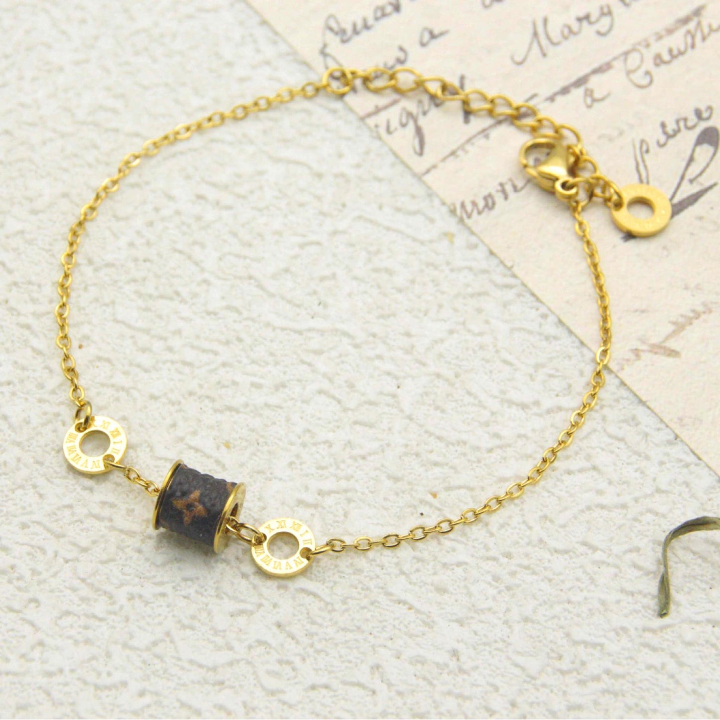 Waist Full Diamond Titanium Steel No Fading Light Luxury Bracelets