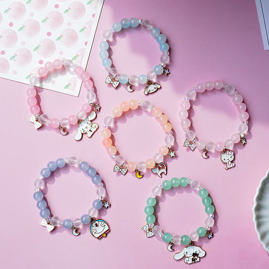 Korean Style Graceful Cute Crystal String Bracelet