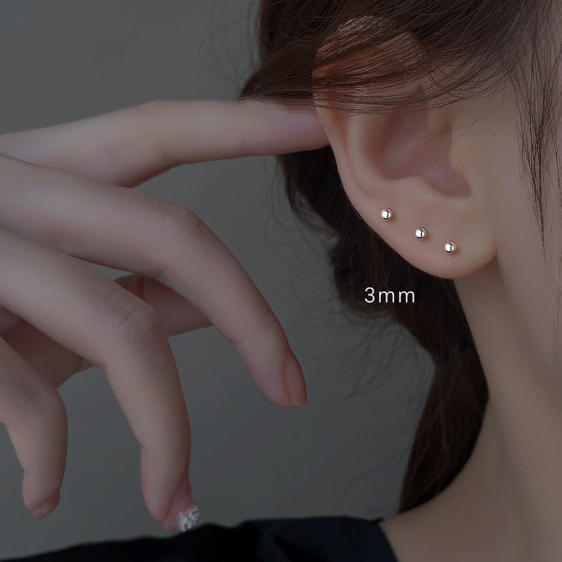 Women's Sier Tassel Niche Design Ear Bone Rings