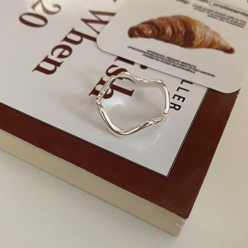 Women's Minority Design Weaving Hollow Open-end For Fashion Rings