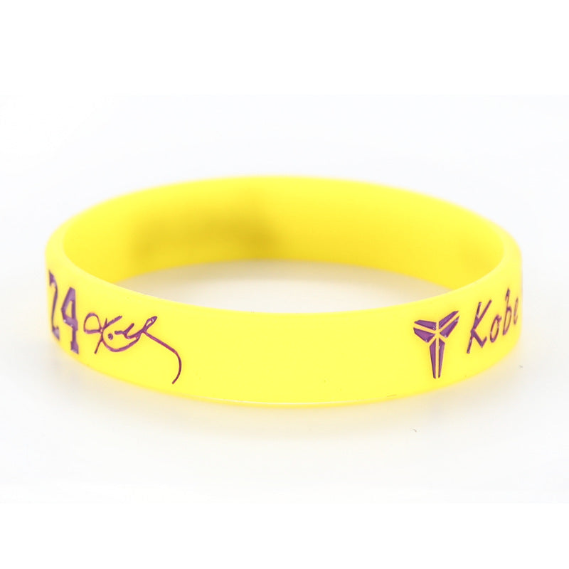 Basketball Silicone Rubber James Curry Harden Durant Bracelet