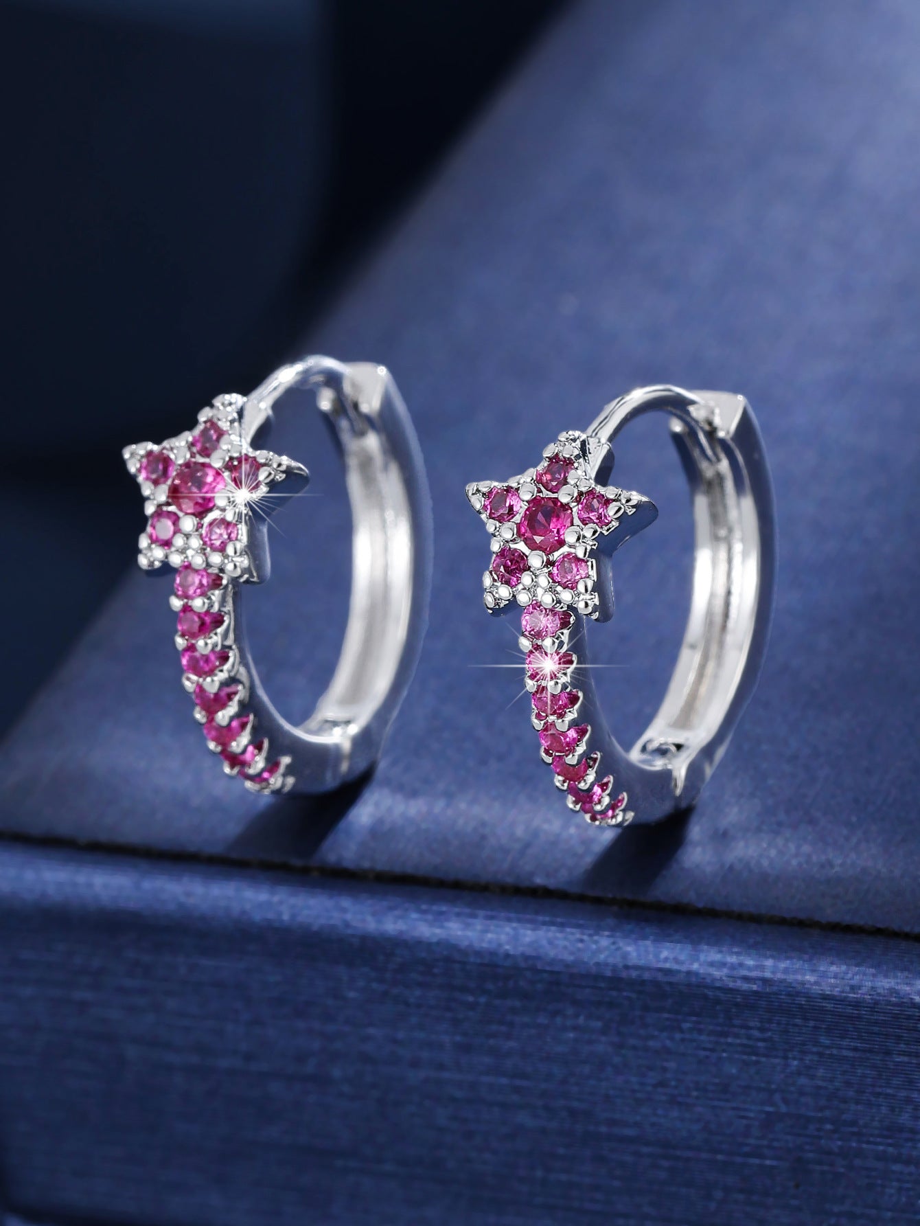 Women's Cute Zircon Star Holiday Party Daily Commuting Earrings