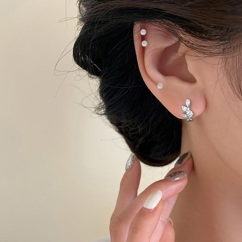 Clip French Sweet Beauty Exquisite Light Luxury Fresh Literature Ear Buckle
