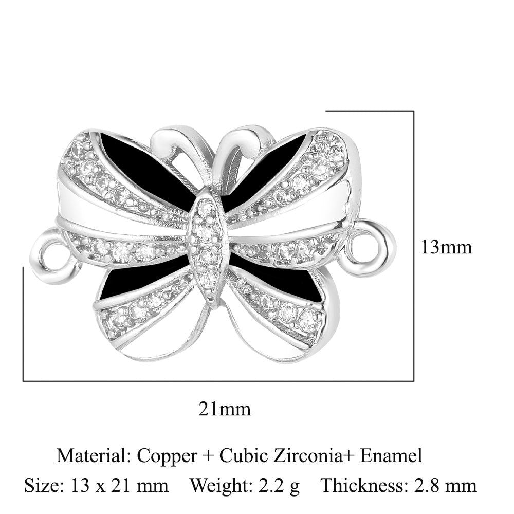 Copper Zircon Ornament Accessories Love Crown Pendants