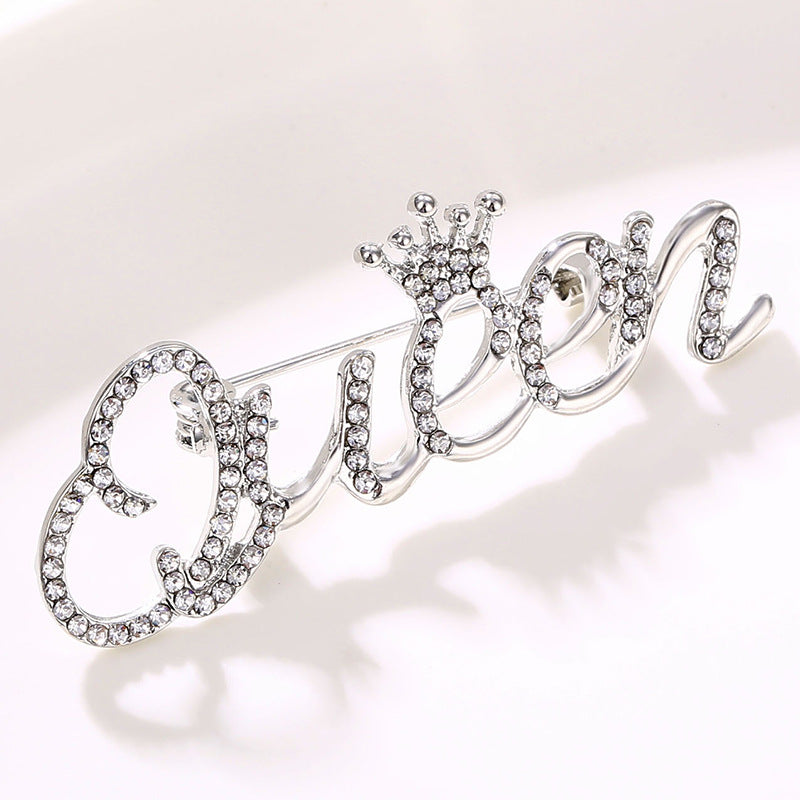 Golden Pearl Corsage Wheat Brooch Female High-grade Brooches