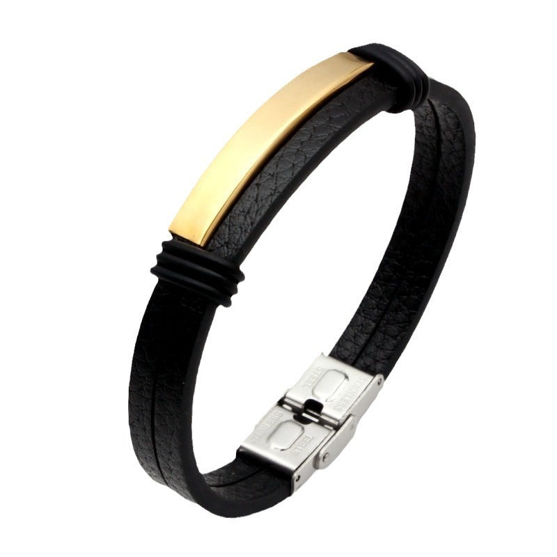 Writing Handmade Retro Woven Leather Popular Bracelets