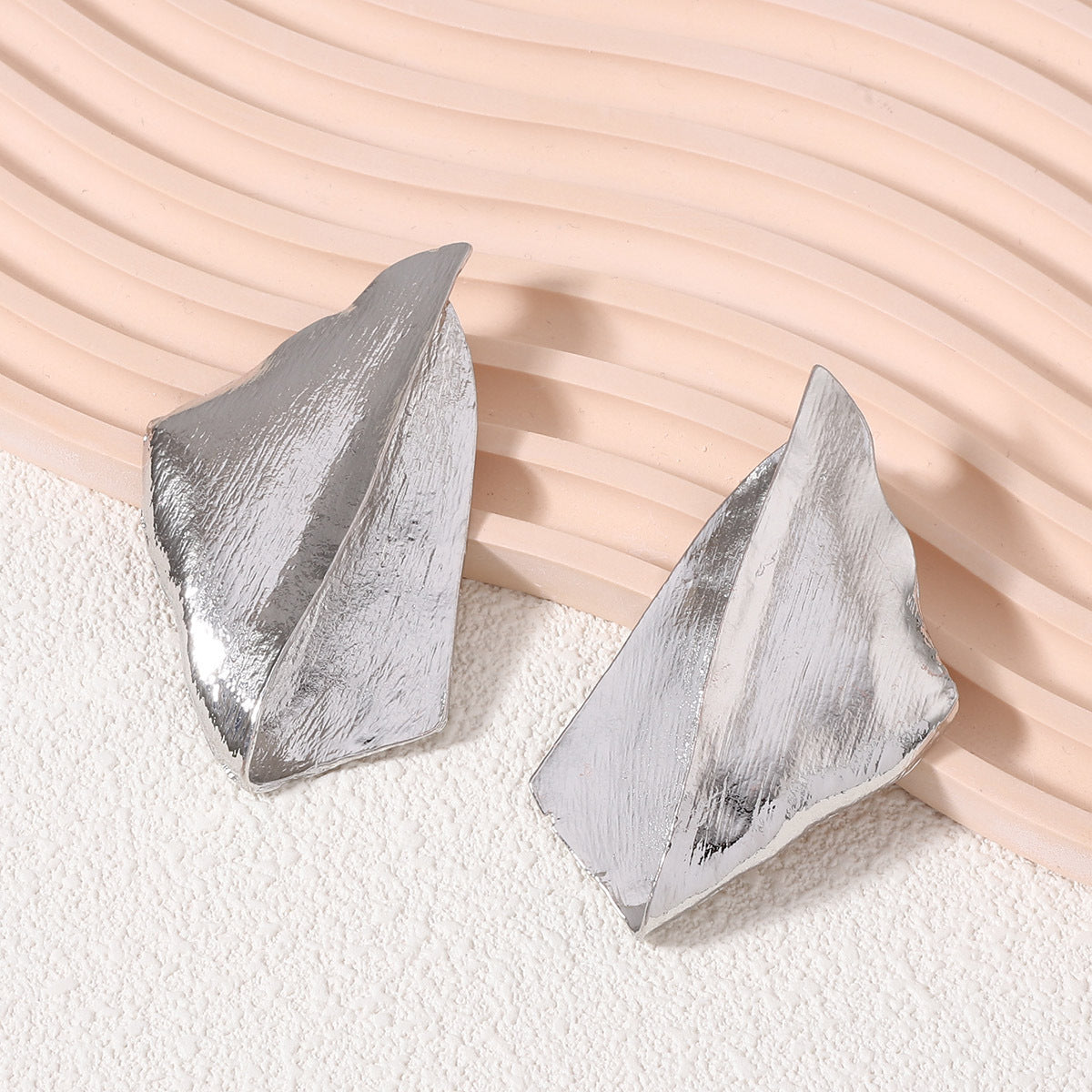 Medieval Graceful Geometric Convex Metal Exaggerated Rings