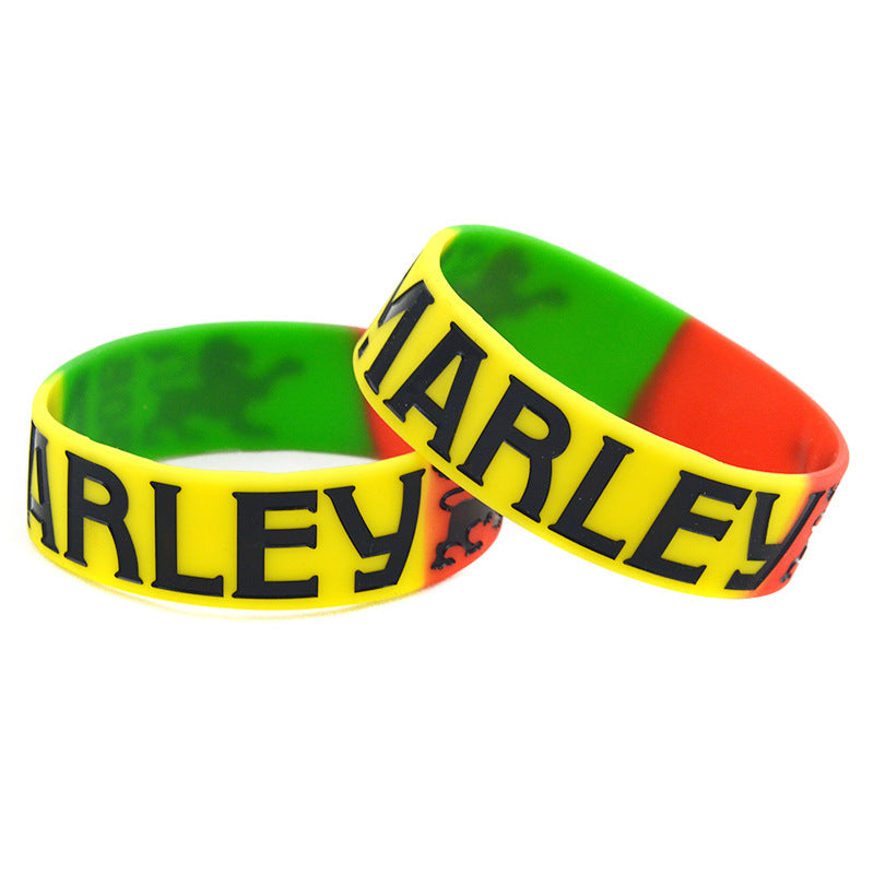 Silicone Fashion Music Hand Strap Trendy Hip Hop Bracelet