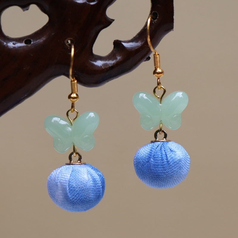 Style Chinese Traditional Cheongsam Vintage Senior Earrings