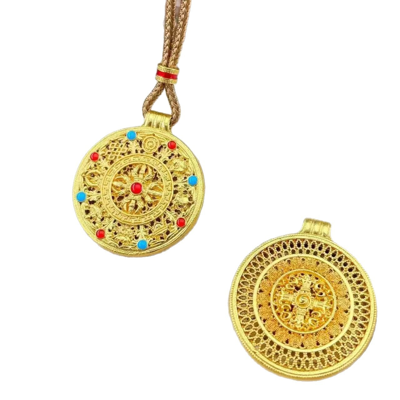 Women's Style Hollow Vajra Compass Light Luxury Necklace