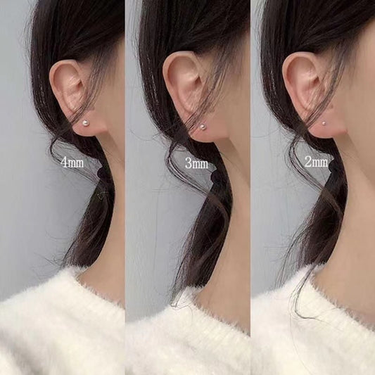 Glossy Ball Cold Style Beanie Straight Rings