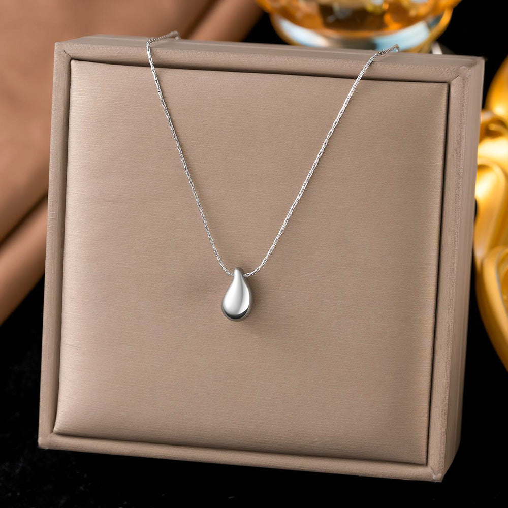 Water Drop Female Niche Bag Simple Affordable Luxury Fashion Temperament Necklace