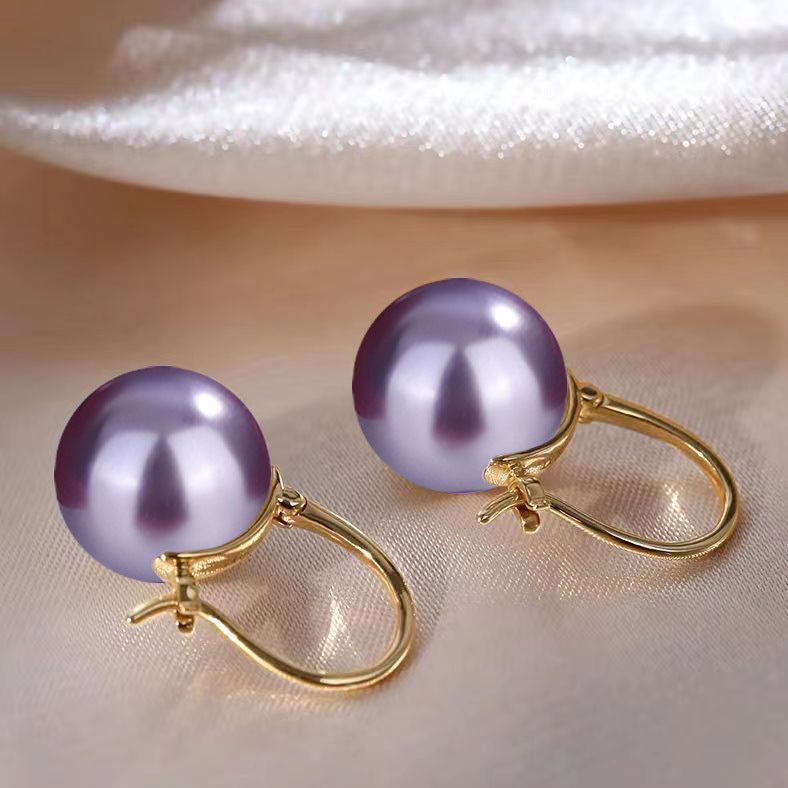 Shell Pearl Parvenu Gold Imitation White Rings
