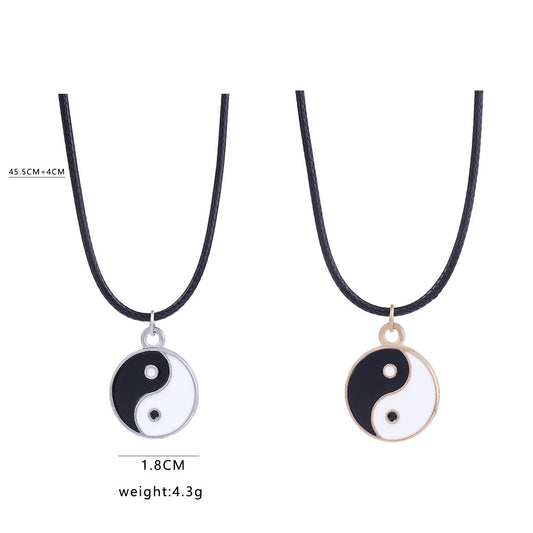 Love Tai Clavicle Chain Colorful Oil Pendants