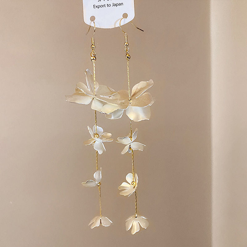 Super Fairy Long Fringe Niche Exaggerated Design Rings