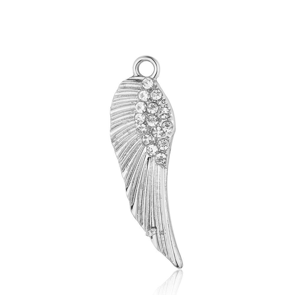 Playing Cards Wings Zinc Alloy Dolphin Pendants